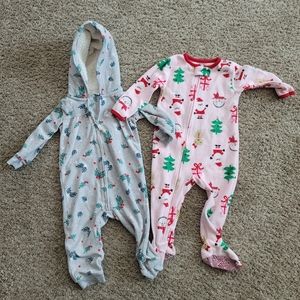 Carters 18 months Christmas pajamas